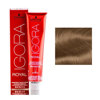 Schwarzkopf Igora Royal Permanent Creme Hair ColorHair ColorSCHWARZKOPFColor: 7-57 Med Gold Copper Blonde