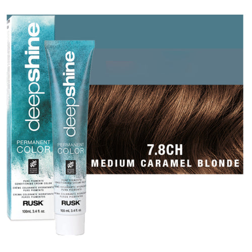 Rusk DeepShine Pure Pigments Hair ColorHair ColorRUSKShade: 7.8CH Medium Caramel Blonde