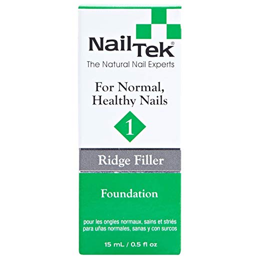 Nail Tek Ridge Filler Foundation 1 For Normal Healthy Nails .5 OzNail CareNail Tek