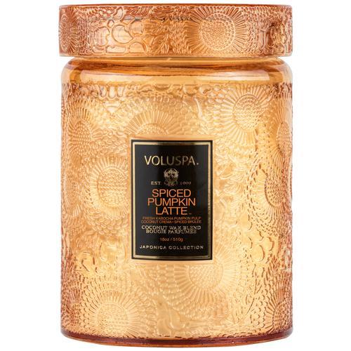 Voluspa Large Jar Candle Spiced Pumpkin Latte 16 ozCandlesVOLUSPA