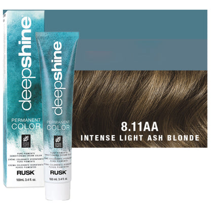 Rusk DeepShine Pure Pigments Hair ColorHair ColorRUSKShade: 8.11Aa Intense Light Ash Blonde