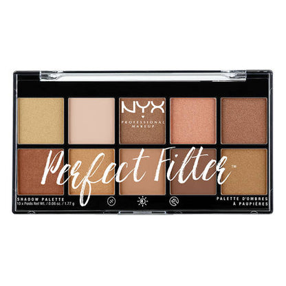 NYX Professional Perfect Filter Shadow PaletteEyeshadowNYX PROFESSIONALColor: Golden Hour