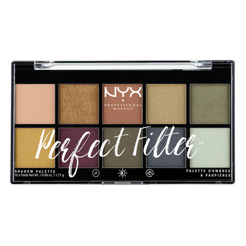 NYX Professional Perfect Filter Shadow PaletteEyeshadowNYX PROFESSIONALColor: Olive You