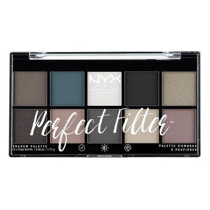 NYX Professional Perfect Filter Shadow PaletteEyeshadowNYX PROFESSIONALColor: Gloomy Days