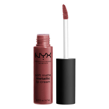 NYX Professional Soft Matte Metallic Lip CreamLip ColorNYX PROFESSIONALColor: Rome