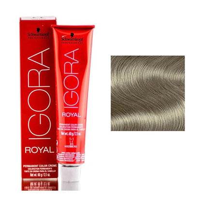 Schwarzkopf Igora Royal Permanent Creme Hair ColorHair ColorSCHWARZKOPFColor: 9-1 Extra Light Ash Blonde
