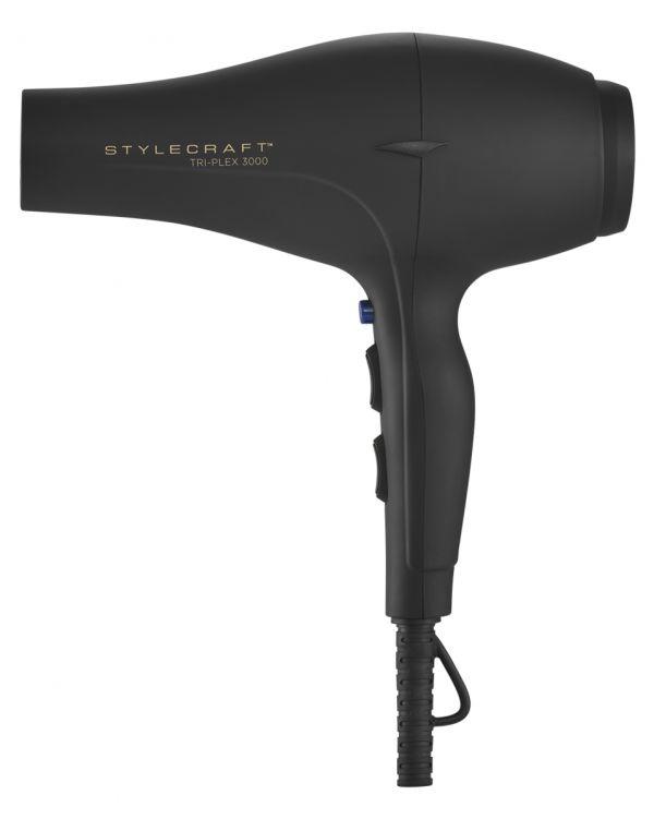 Stylecraft Tri-plex 3000 Professional Hair Dryer-blackHair DryerSTYLECRAFT