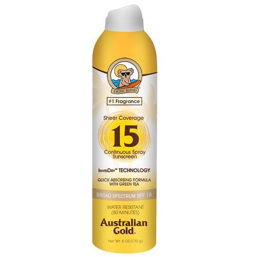 Australian Gold Continuous Spray Sheer 6 ozSun CareAUSTRALIAN GOLDSize: SPF15