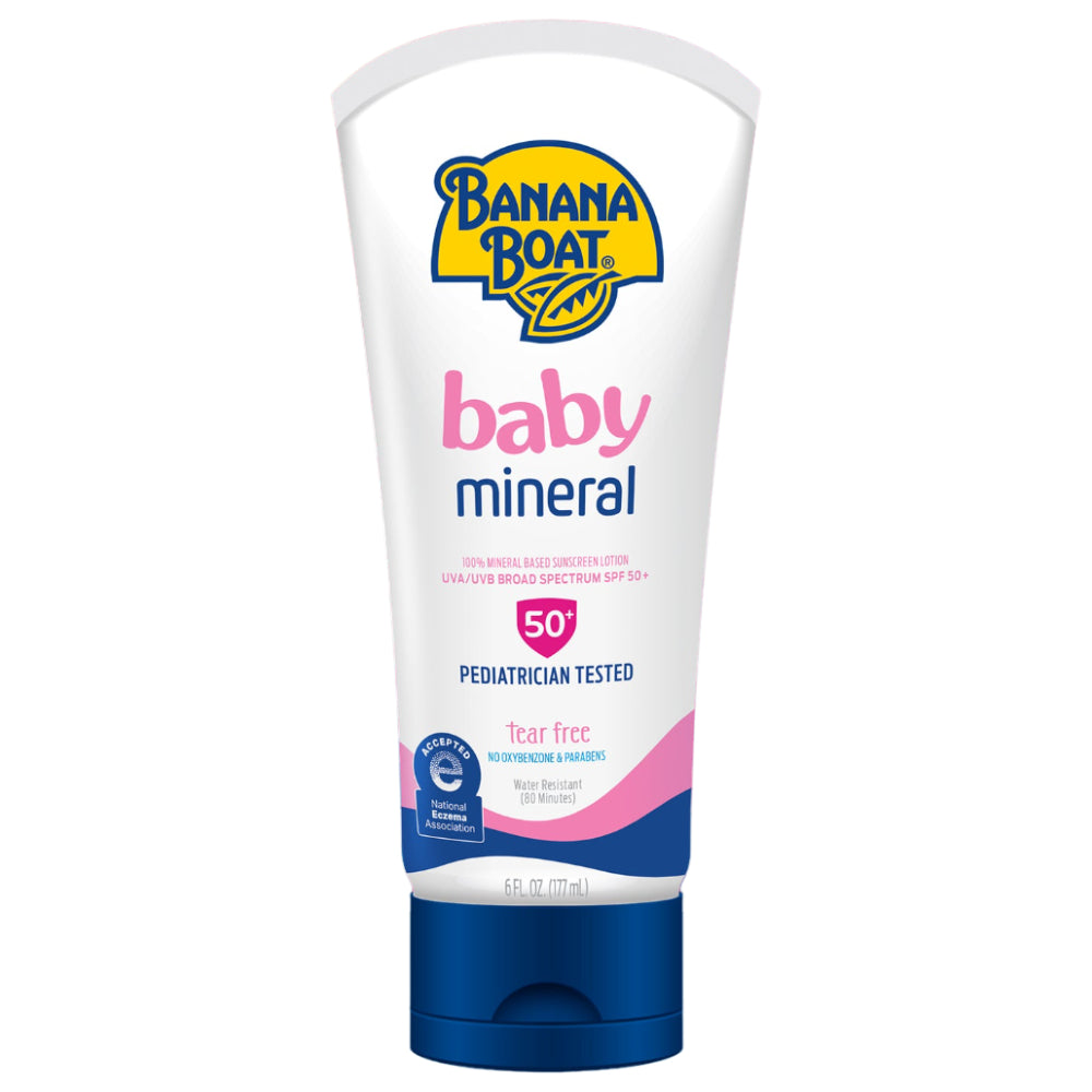 Banana Boat Baby Mineral Sunscreen Lotion SPF50+ 6 oz