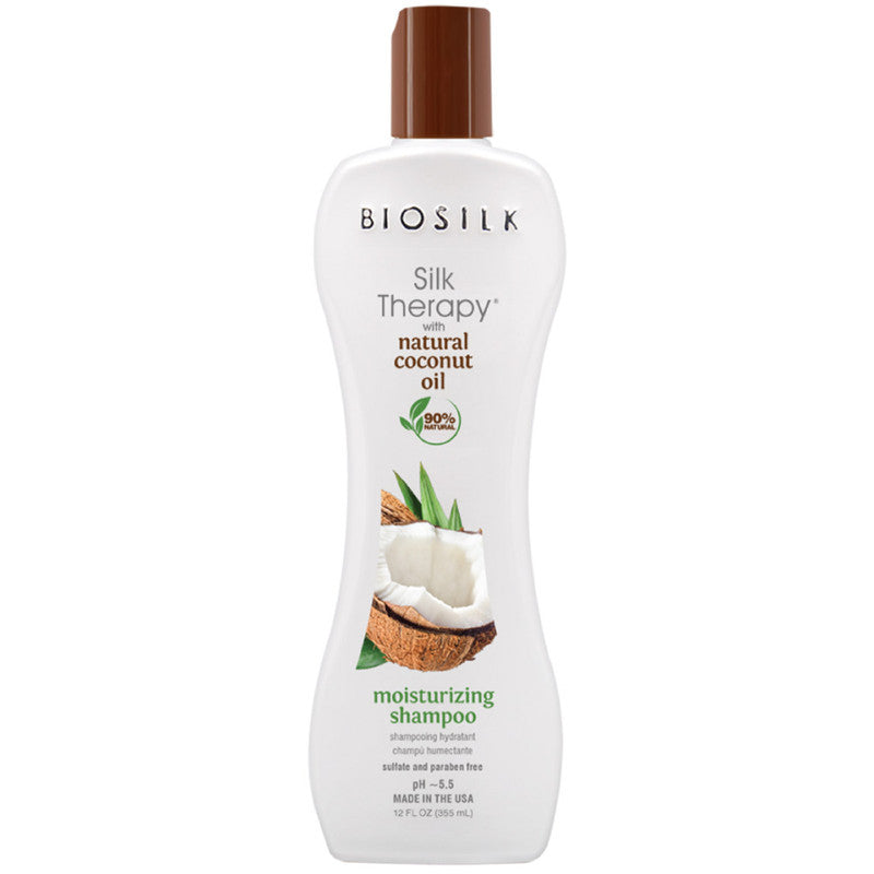 Biosilk Silk Therapy Moisturizing Shampoo Coconut 12 ozHair ShampooBIOSILK