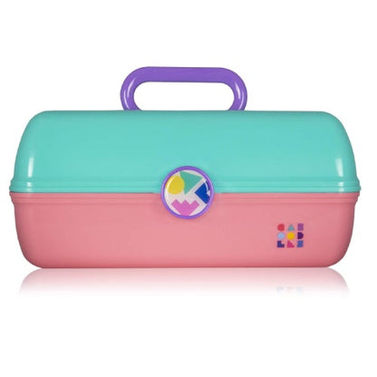 Caboodle On The Go Girl Retro CaseCosmetic AccessoriesCABOODLEColor: Turquoise Lid And Pink Base
