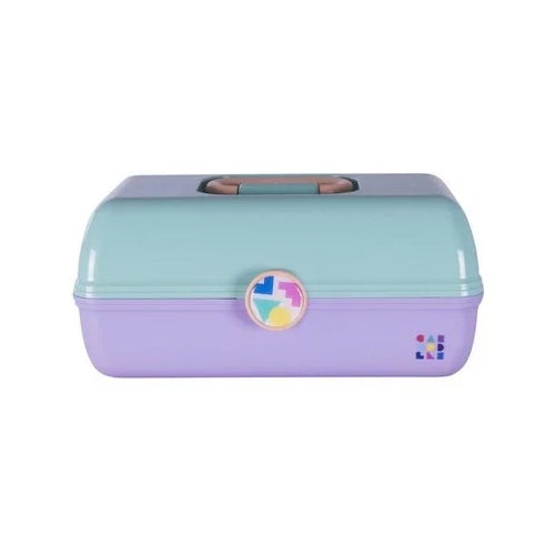 Caboodle On The Go Girl Retro CaseCosmetic AccessoriesCABOODLEColor: Seafoam Lid and Lilac Base