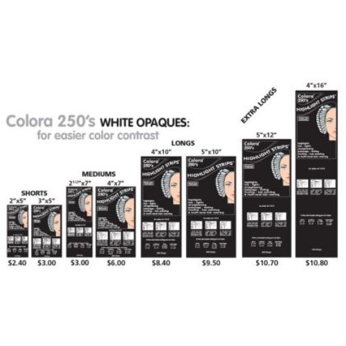 Colora Balayage Highlight Strips 250 CountHair Color AccessoriesCOLORASize: 5 in x 10 in