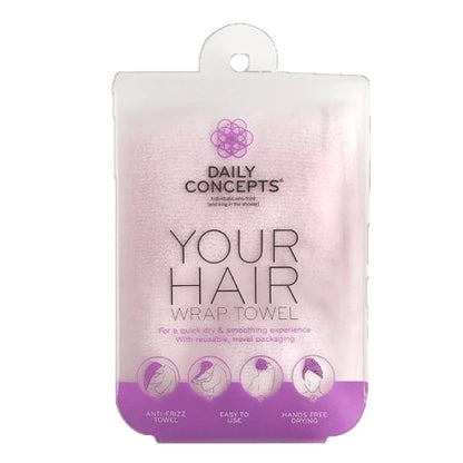 Daily Concepts Your Hair Towel WrapBody CareDAILY CONCEPTSColor: Pink