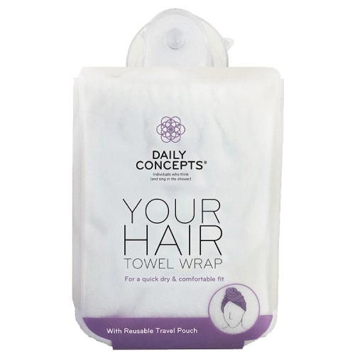 Daily Concepts Your Hair Towel WrapBody CareDAILY CONCEPTSColor: White