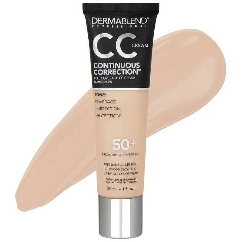 Dermablend Continuous Correction CC Cream SPF50FoundationDERMABLENDColor: Fair to Light
