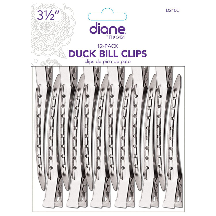 Diane Duck Bill Clips 3.5 inch 12 PackDIANE