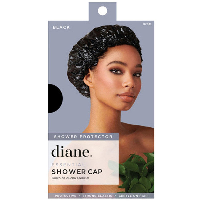 Diane Essential Shower Cap-BlackHair CareDIANE