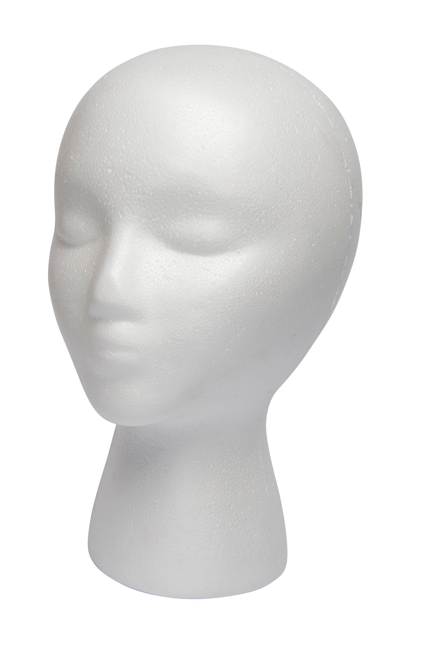 Diane #DES001 Styrofoam Head 11 inch - White