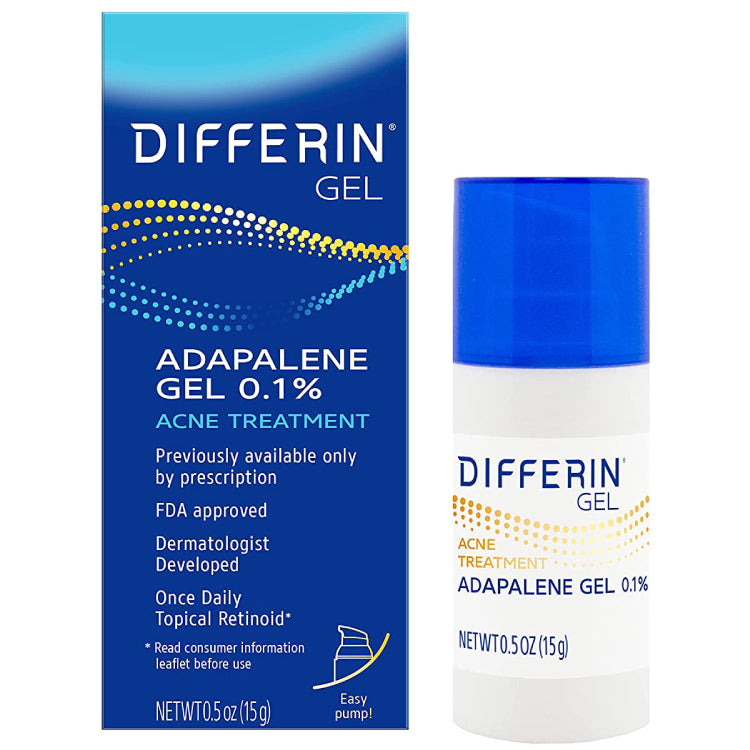 Differin 0.1% Adapalene Treatment GelDIFFERINSize: .5 oz (Tube)