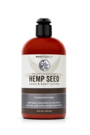 Mika Naturals Hemp Seed Hand + Body Lotion Fragrance Free 16 OzBody MoisturizerMIKA NATURALS