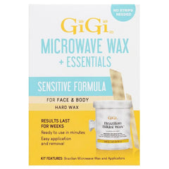 GiGi Brazilian (Sensitive) Microwave Wax Kit + Essentials