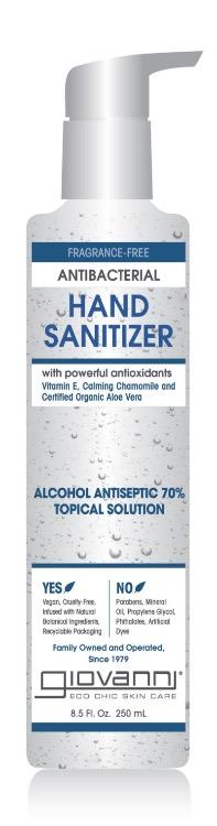 Giovanni Antibacterial Hand SanitizerGIOVANNISize: 8.5 oz