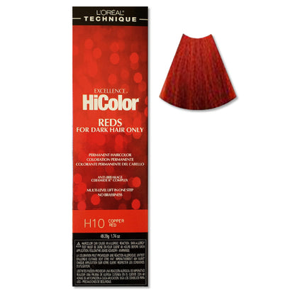 L'Oreal Professional Excellence HiColor Hair ColorHair ColorLOREALShade: H10 Copper Red