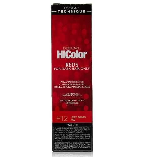 L'Oreal Professional Excellence HiColor Hair ColorHair ColorLOREALShade: H12 Deep Auburn Red