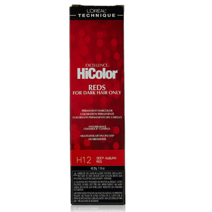 L'Oreal Professional Excellence HiColor Hair ColorHair ColorLOREALShade: H12 Deep Auburn Red