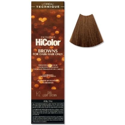 L'Oreal Professional Excellence HiColor Hair ColorHair ColorLOREALShade: H2 Cool Light Brown