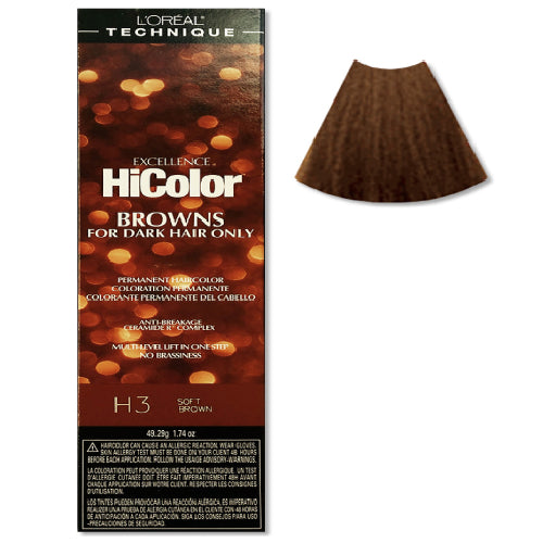 L'Oreal Professional Excellence HiColor Hair ColorHair ColorLOREALShade: H3 Soft Brown