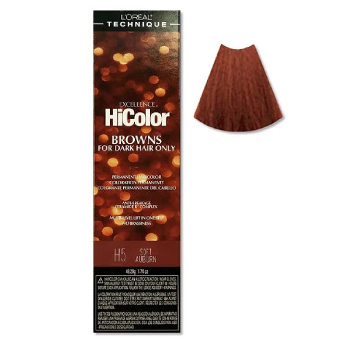 L'Oreal Professional Excellence HiColor Hair ColorHair ColorLOREALShade: H5 Soft Auburn