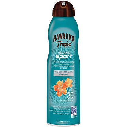 Hawaiian Tropic Continuous Spray Island Sport Sunscreen 6 ozSun CareHAWAIIAN TROPICType: SPF 30