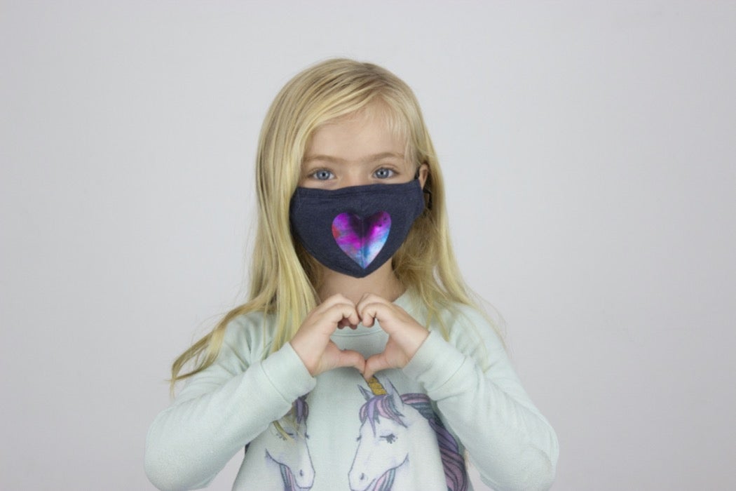 Personal Protection Equipment Kids Chaser MaskPERSONAL PROTECTION EQUIPMENTStyle: Glitter Heart