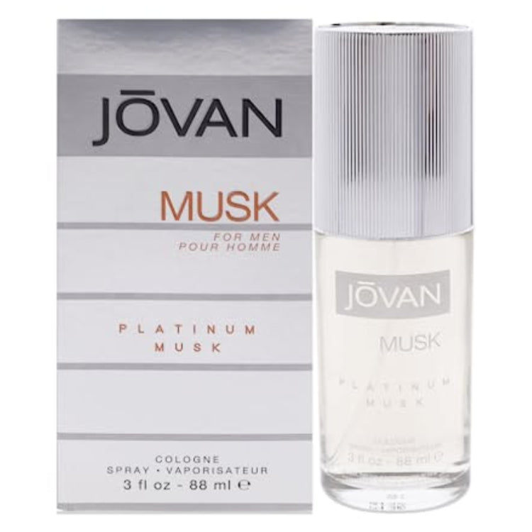 Jovan Platinum Musk Men's Eau De Cologne Spray 3.0 ozMen's FragranceJOVAN