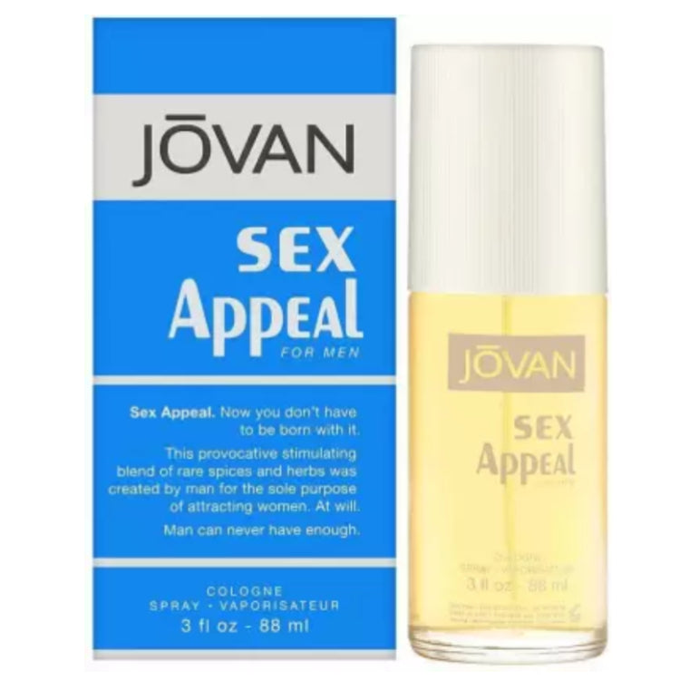 Jovan Sex Appeal Men's Eau De Cologne Spray 3.0 ozMen's FragranceJOVAN
