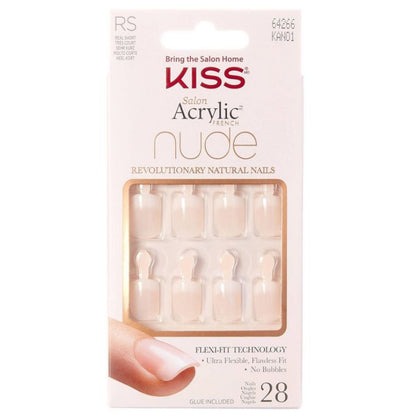Kiss Nude Nails Glue OnNail PolishKISSColor: Breathtaking