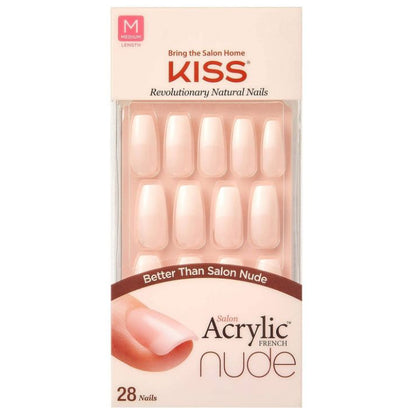 Kiss Nude Nails Glue OnNail PolishKISSColor: Leilani
