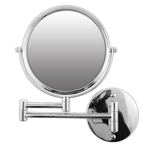 Rucci 7X Silver Wall Mounted Extendable Mirror-Chrome FinishMirrorsRUCCI
