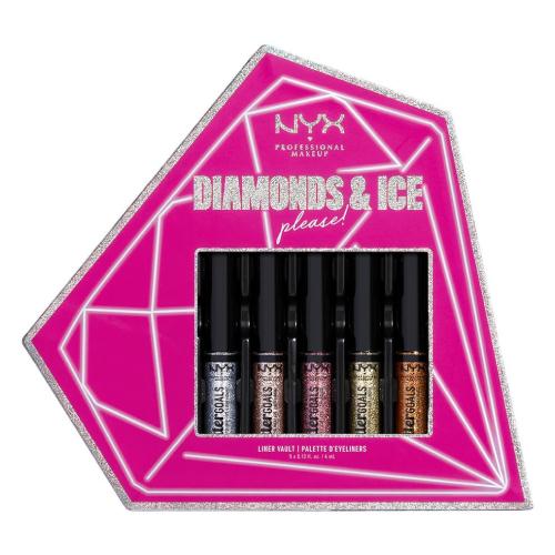 NYX Professional Diamonds + Ice Glitter Goals Liner Kit 01EyeshadowNYX PROFESSIONAL