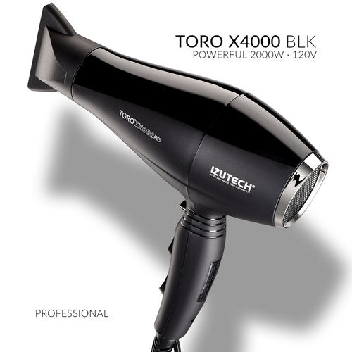 Izutech Toro X4000 Pro Hair Dryer-blackHair DryerIZUTECH