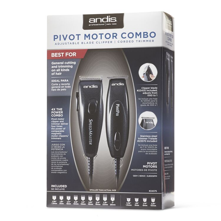 ANDIS PIVOT MOTOR CLIPPER/TRIMMER COMBOClippers & TrimmersANDIS