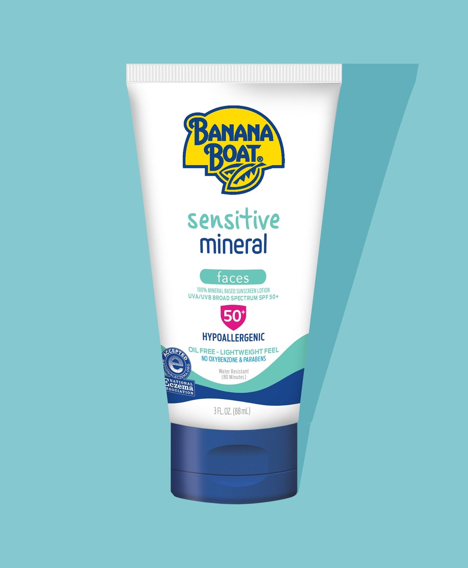 Banana Boat Simply Protect Sensitive Skin Sunscreen Spf 50 Faces 3 ozSun CareBANANA BOAT