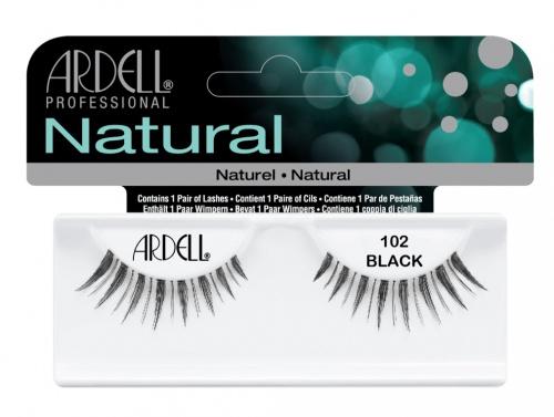 Ardell Natural Strip LashesFalse EyelashesARDELLColor: 102 Black Demi