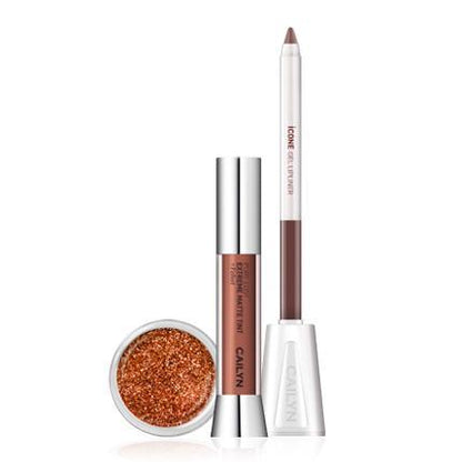 Cailyn Cosmetics Matte To Glitter Lip TrioLip ColorCAILYN COSMETICSColor: Perfect Nude