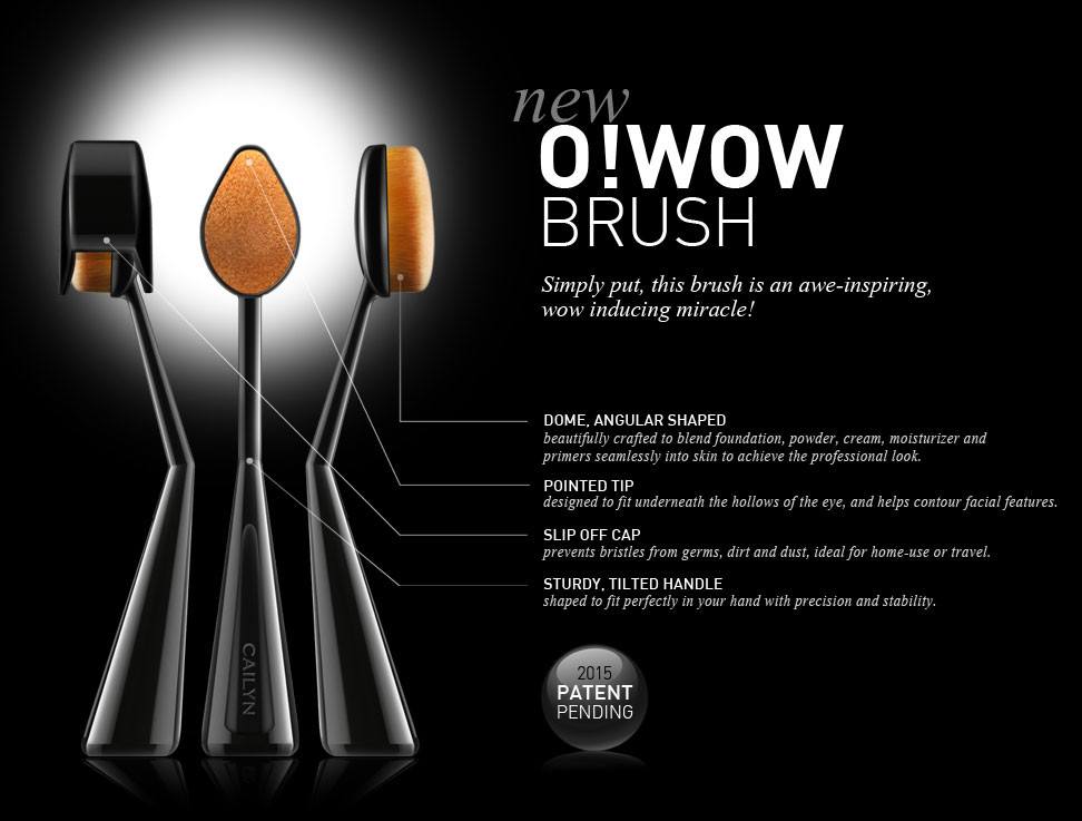 Cailyn Cosmetics O! Wow Brush with CoverCosmetic BrushesCAILYN COSMETICS