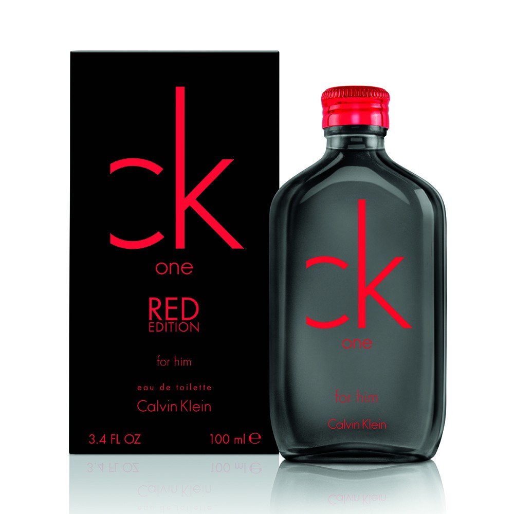 Calvin Klein CK One Red Men`s Eau De Toilette Spray 3.4 ozMen's FragranceCALVIN KLEIN