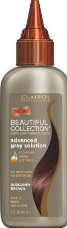 Clairol Beautiful Collection Advanced Gray Solutions Hair Color 3 ozHair ColorCLAIROLShade: 2RV Burgundy Brown