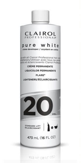 Clairol Pure White 20 Volume DeveloperDeveloperCLAIROLSize: 8 oz